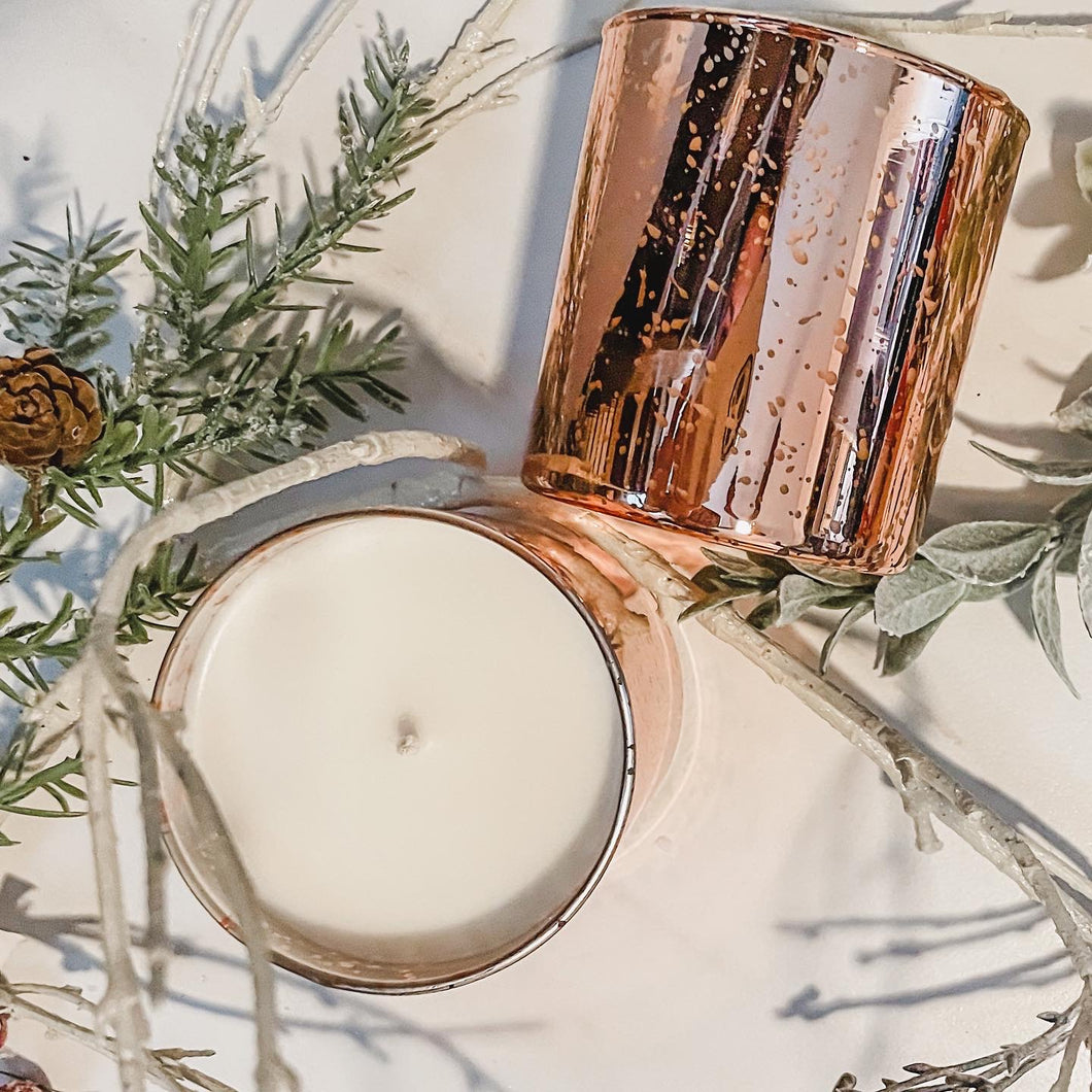 winter luxe - copper mercury